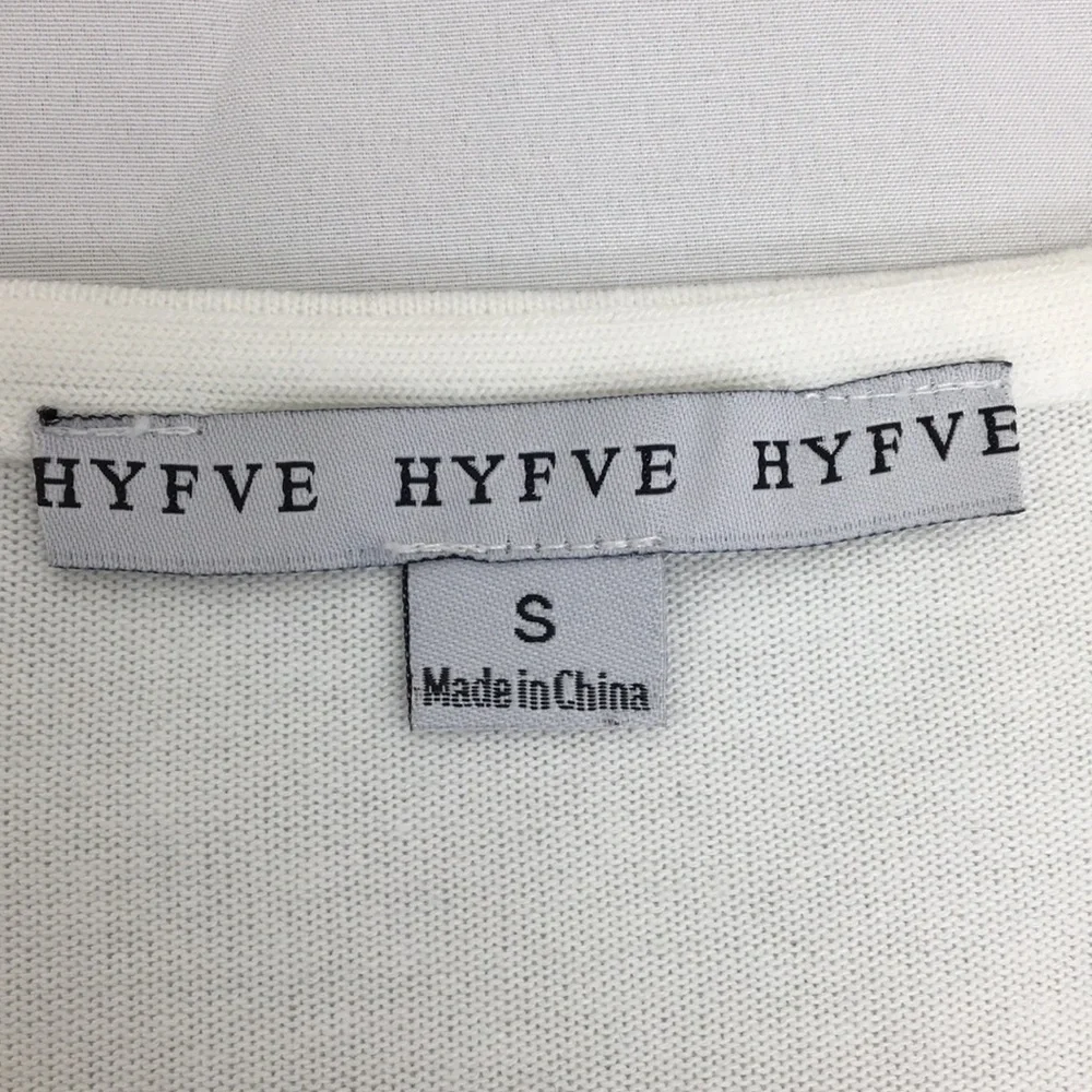 HYFVE 2 Tone Fine Knit 3/4 Sleeves Sweater Tunic Size S NEW With Tags - Picture 6 of 7